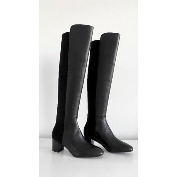 Stuart Weitzman Gillian 60 Over The Knee Leather Boot Size 38.5 / US 8 - Picture 2 of 12